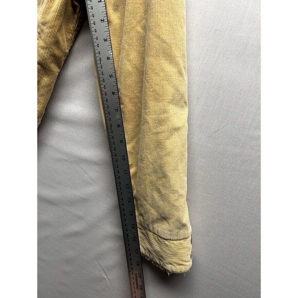 Aeropostale Corduroy Jacket Tan Sherpa Trim Medium Womens - Picture 7 of 8
